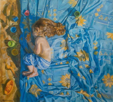 Pintura intitulada "About summer" por Valeriy Kharchenko, Obras de arte originais