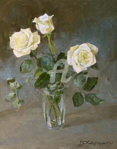 Painting titled "Bouquet" by Valeriy Kharchenko, Original Artwork