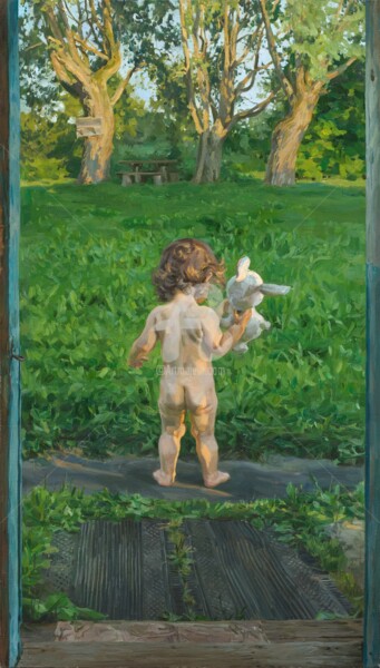 Painting titled "The Second summer" by Valeriy Kharchenko, Original Artwork