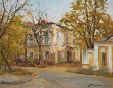 Картина под названием "Warm October" - Valeriy Kharchenko, Подлинное произведение искусства