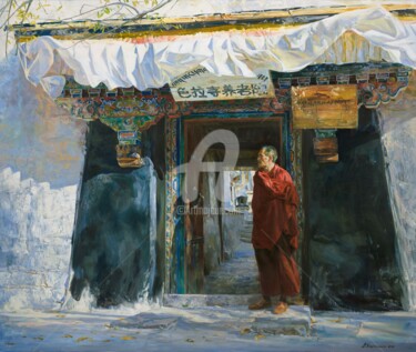 Peinture intitulée "Wind in the Sersa m…" par Valeriy Kharchenko, Œuvre d'art originale