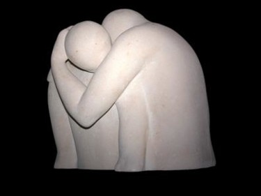 Escultura intitulada "COMPASSION" por Khatima Saadi, Obras de arte originais