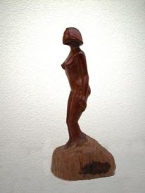Sculpture intitulée "L'INNOCENCE" par Khatima Saadi, Œuvre d'art originale