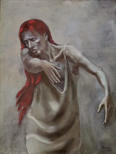 Painting titled "Eternal Emotions" by Mariam Dolidze, Original Artwork, Oil