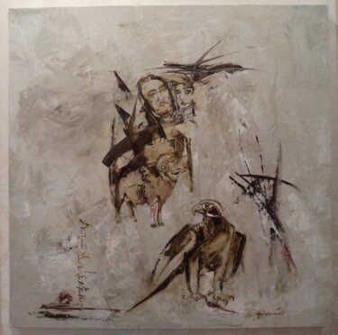 Malerei mit dem Titel "Pastoral" von Khatuna Qometiani, Original-Kunstwerk, Öl