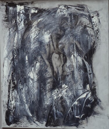 Картина под названием "Series "Forest"" - Khatuna Qometiani, Подлинное произведение искусства, Масло