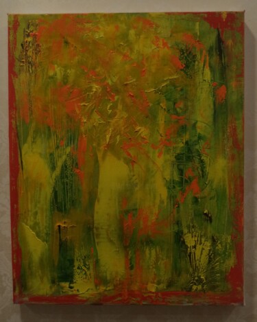 Картина под названием "Series "Forest - 8"" - Khatuna Qometiani, Подлинное произведение искусства, Масло
