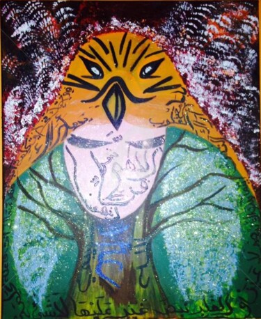 Peinture intitulée "ego" par Khawla Ben, Œuvre d'art originale, Huile