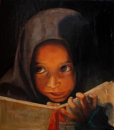 Malarstwo zatytułowany „Аль-Коран” autorstwa Валерий Семенихин, Oryginalna praca, Olej
