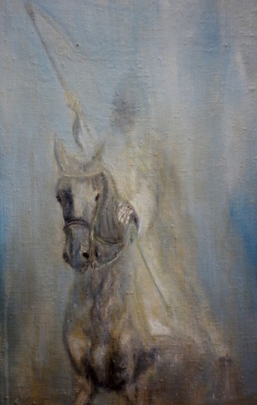 Ζωγραφική με τίτλο ""И вот, конь бледны…" από Валерий Семенихин, Αυθεντικά έργα τέχνης, Λάδι Τοποθετήθηκε στο Άλλος άκαμπτος…