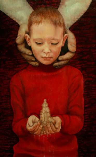 Pintura titulada "Песок" por Valerii Semenikhin, Obra de arte original, Oleo