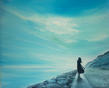 Картина под названием "Воздух надежды" - Валерий Семенихин, Подлинное произведение искусства, Масло