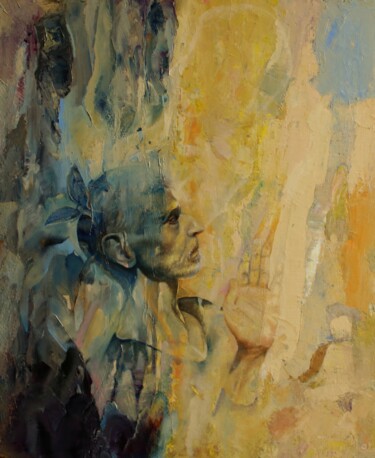 Картина под названием "Тепортр Йом" - Валерий Семенихин, Подлинное произведение искусства, Масло Установлен на Деревянная ра…