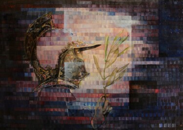 Картина под названием "Эйрена" - Валерий Семенихин, Подлинное произведение искусства, Масло Установлен на Деревянная рама дл…