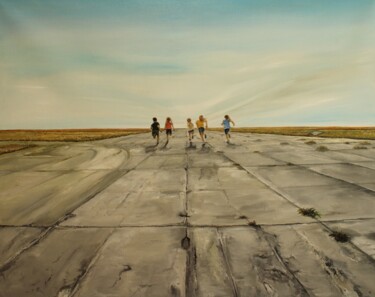 Картина под названием "Сны сансары" - Валерий Семенихин, Подлинное произведение искусства, Масло Установлен на Деревянная ра…