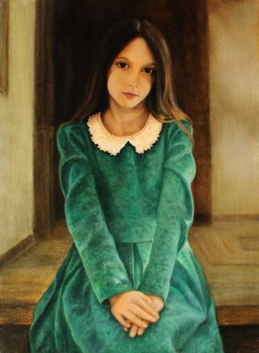 Картина под названием "Дария" - Валерий Семенихин, Подлинное произведение искусства, Масло