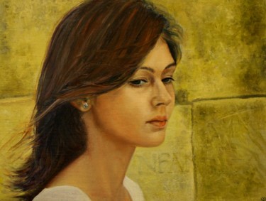 Картина под названием "Марта" - Валерий Семенихин, Подлинное произведение искусства, Масло