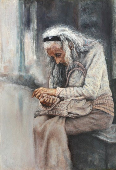 Картина под названием "Здесь и Потом" - Валерий Семенихин, Подлинное произведение искусства, Другой