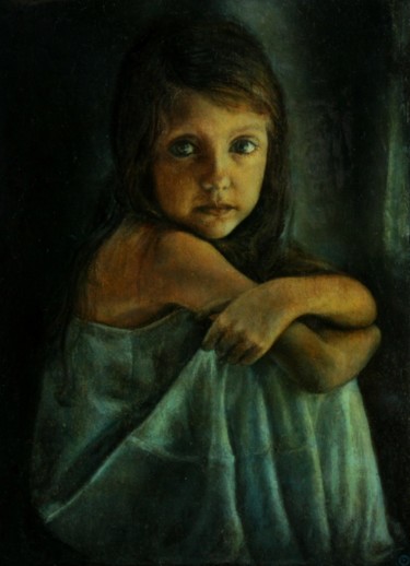 Painting titled "Маленькая Жизнь" by Valerii Semenikhin, Original Artwork, Oil