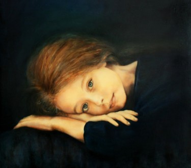 "Портрет" başlıklı Tablo Валерий Семенихин tarafından, Orijinal sanat, Petrol