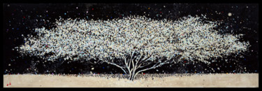 Painting titled "Tree" by Gurami Khetsuriani, Original Artwork, Oil