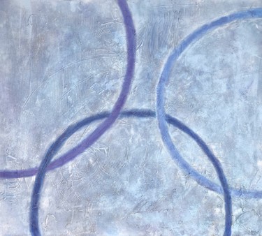 Картина под названием "Circles" - Olga Kholodova, Подлинное произведение искусства, Акрил Установлен на Деревянная рама для…