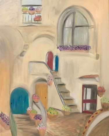 Malarstwo zatytułowany „Silence of Colours” autorstwa Kholoud Androwis, Oryginalna praca, Olej