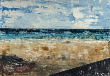 Peinture intitulée "Broken boat XII" par Kian Ziari, Œuvre d'art originale