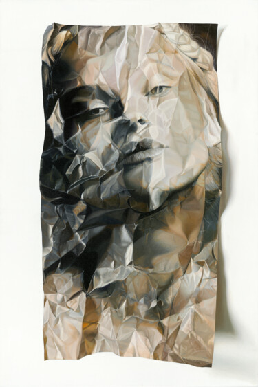 Peinture intitulée "Louise" par Kiara Peelman, Œuvre d'art originale, Huile Monté sur Châssis en bois