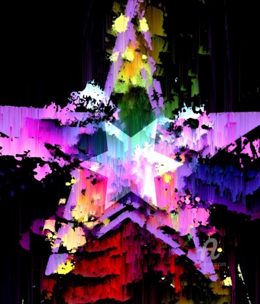 Digital Arts titled "Stars" by Kibo Design, Original Artwork, 2D Digital Work