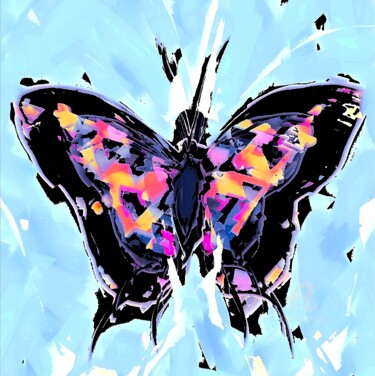 Artes digitais intitulada "Butterfly" por Kibo Design, Obras de arte originais, Trabalho Digital 2D