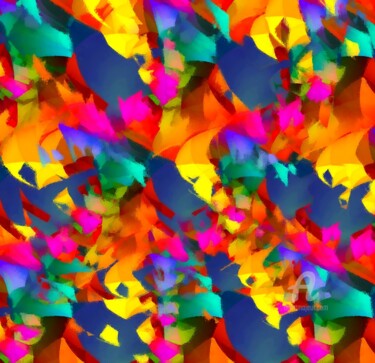 Digital Arts titled "Colors refraction" by Kibo Design, Original Artwork, 2D Digital Work