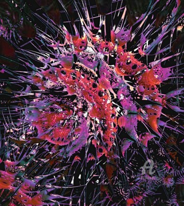 Digital Arts titled "Explosion" by Kibo Design, Original Artwork, 2D Digital Work