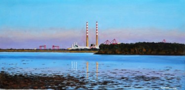 Painting titled "Clontarf Panorama" by Kieran Mcelhinney, Original Artwork, Oil