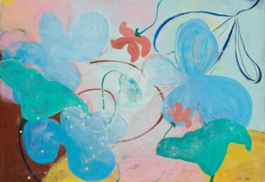 Peinture intitulée "Variation sur le Te…" par Kim Hee-Yeon, Œuvre d'art originale, Huile