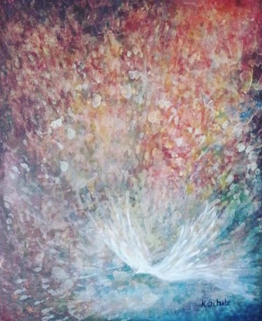 Painting titled "The Flight" by Kim Schuite, Original Artwork, Acrylic