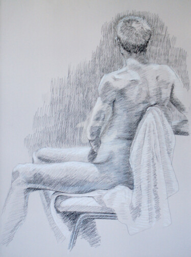 Drawing titled "BW-761" by Kimberly Aring, Original Artwork, Charcoal