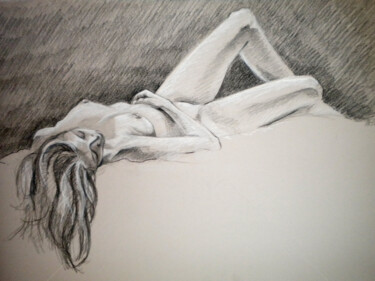 Drawing titled "BW-787" by Kimberly Aring, Original Artwork, Charcoal