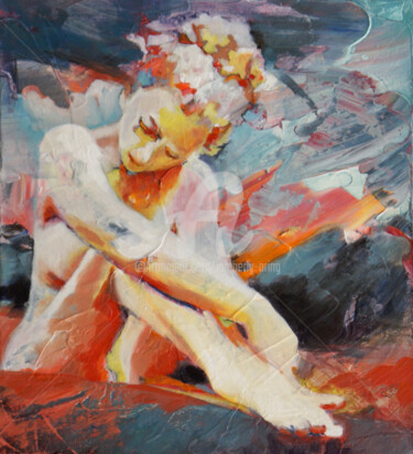 Pittura intitolato "Living Color" da Kimberly Aring, Opera d'arte originale