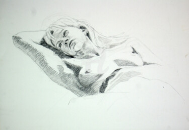 Drawing titled "BW-741" by Kimberly Aring, Original Artwork, Charcoal