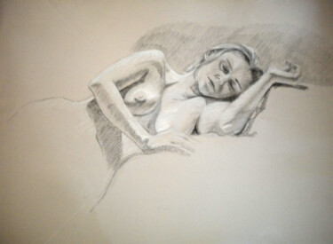 Drawing titled "BW-768" by Kimberly Aring, Original Artwork, Charcoal