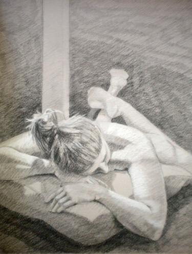 Drawing titled "BW-774" by Kimberly Aring, Original Artwork, Charcoal