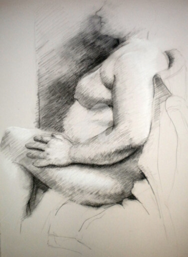 Drawing titled "BW-775" by Kimberly Aring, Original Artwork, Charcoal