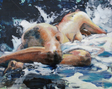 Malerei mit dem Titel "Calypso" von Kimberly Aring, Original-Kunstwerk, Öl