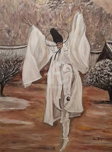 Painting titled "Joy of dance" by Kim Dauphin, Original Artwork, Acrylic
