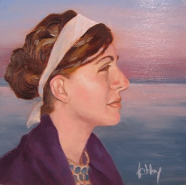 Painting titled "The Bride" by Kim Kibby, Original Artwork