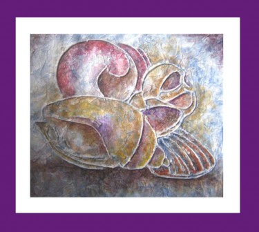 Malerei mit dem Titel "Shells" von Kim Mc Elhinney, Original-Kunstwerk