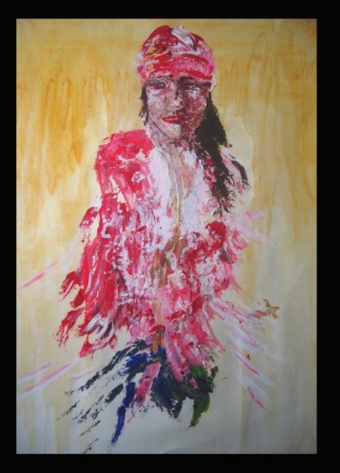 Painting titled "Fortune teller" by Kim Mc Elhinney, Original Artwork