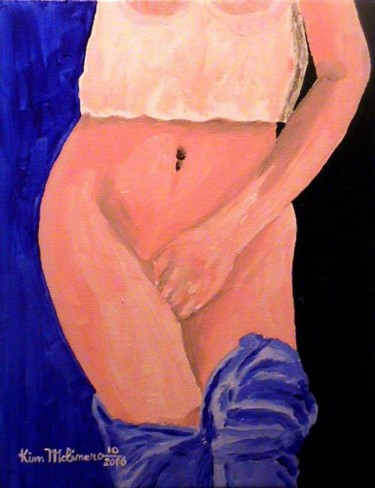 Pintura intitulada "Pose Lúdica" por Kim Molinero, Obras de arte originais, Óleo