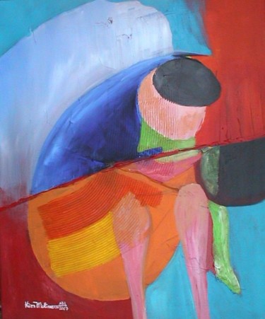 Pintura intitulada "Sorna" por Kim Molinero, Obras de arte originais, Óleo